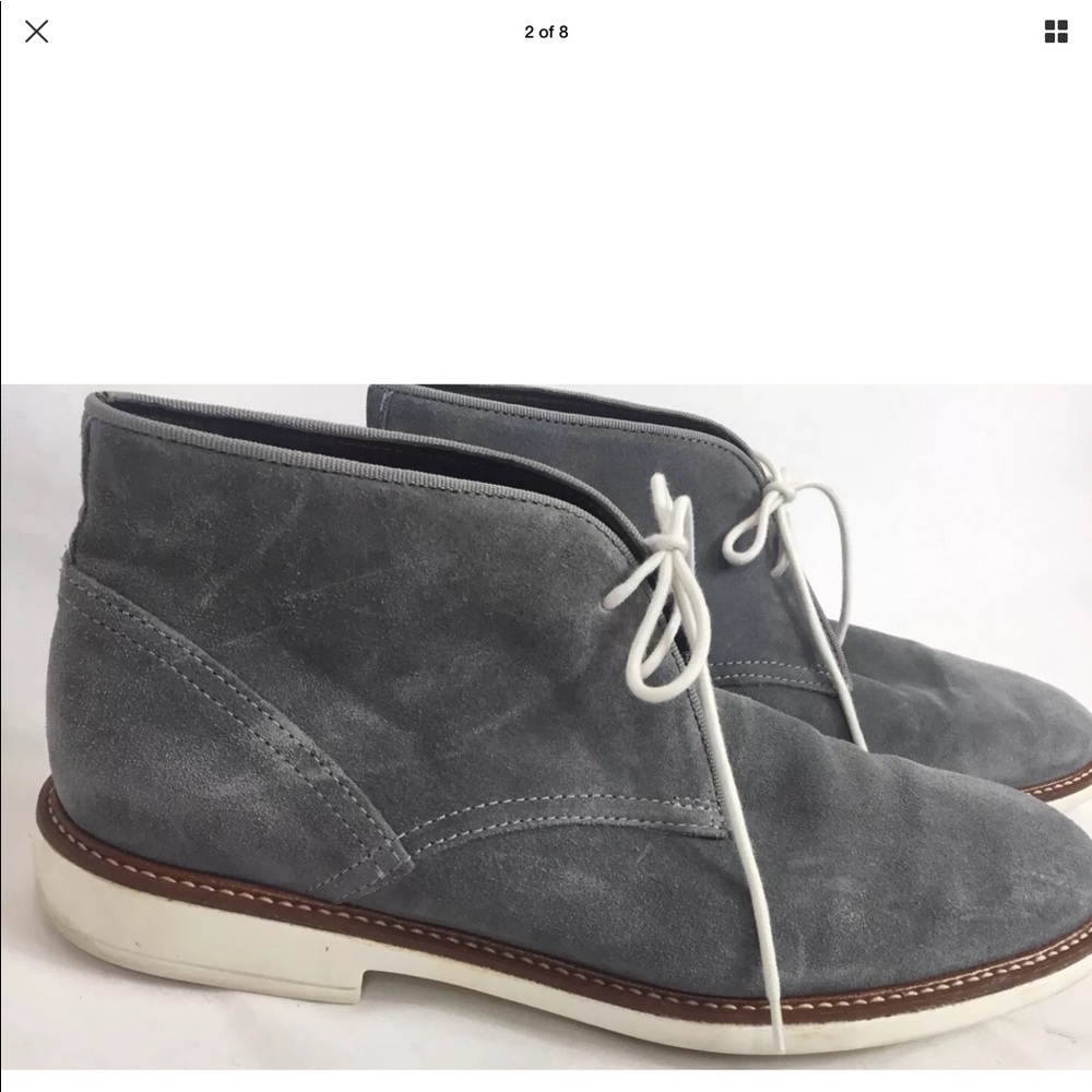 Wallin & Bros Gray Suede Chukka Boots Sz 10 1/2